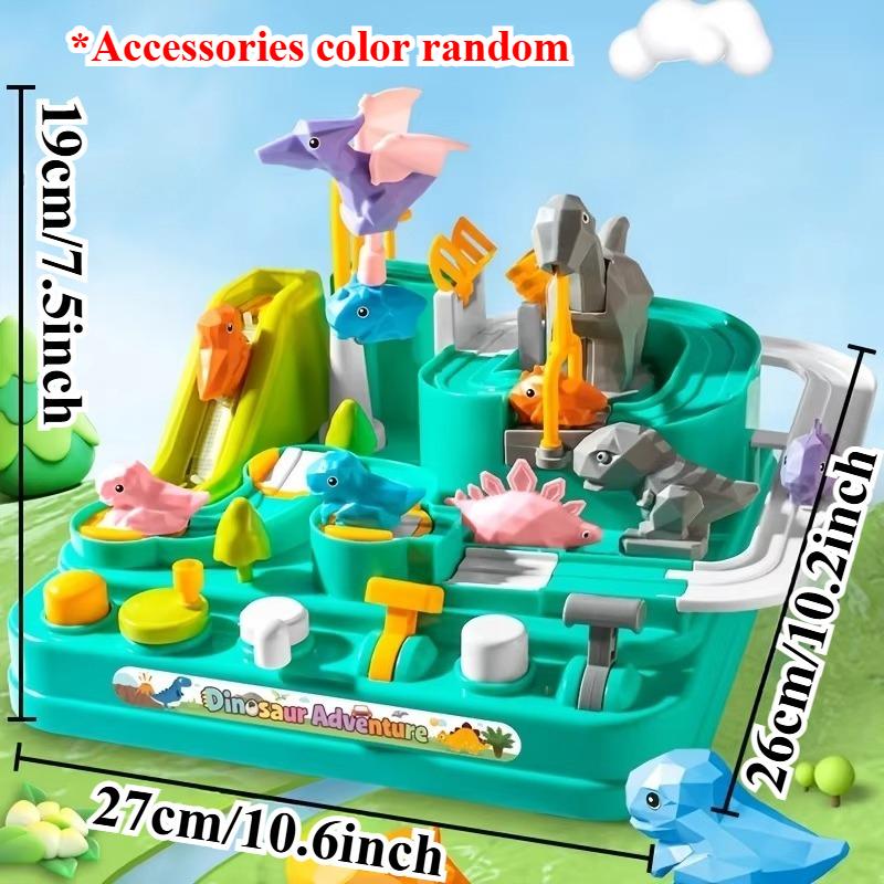 Track Race With Car Toys For Boys Car Adventure Toys Dinosaur Race Track Car Toys For Boys Girls Puzzle Car Tracks Playsets