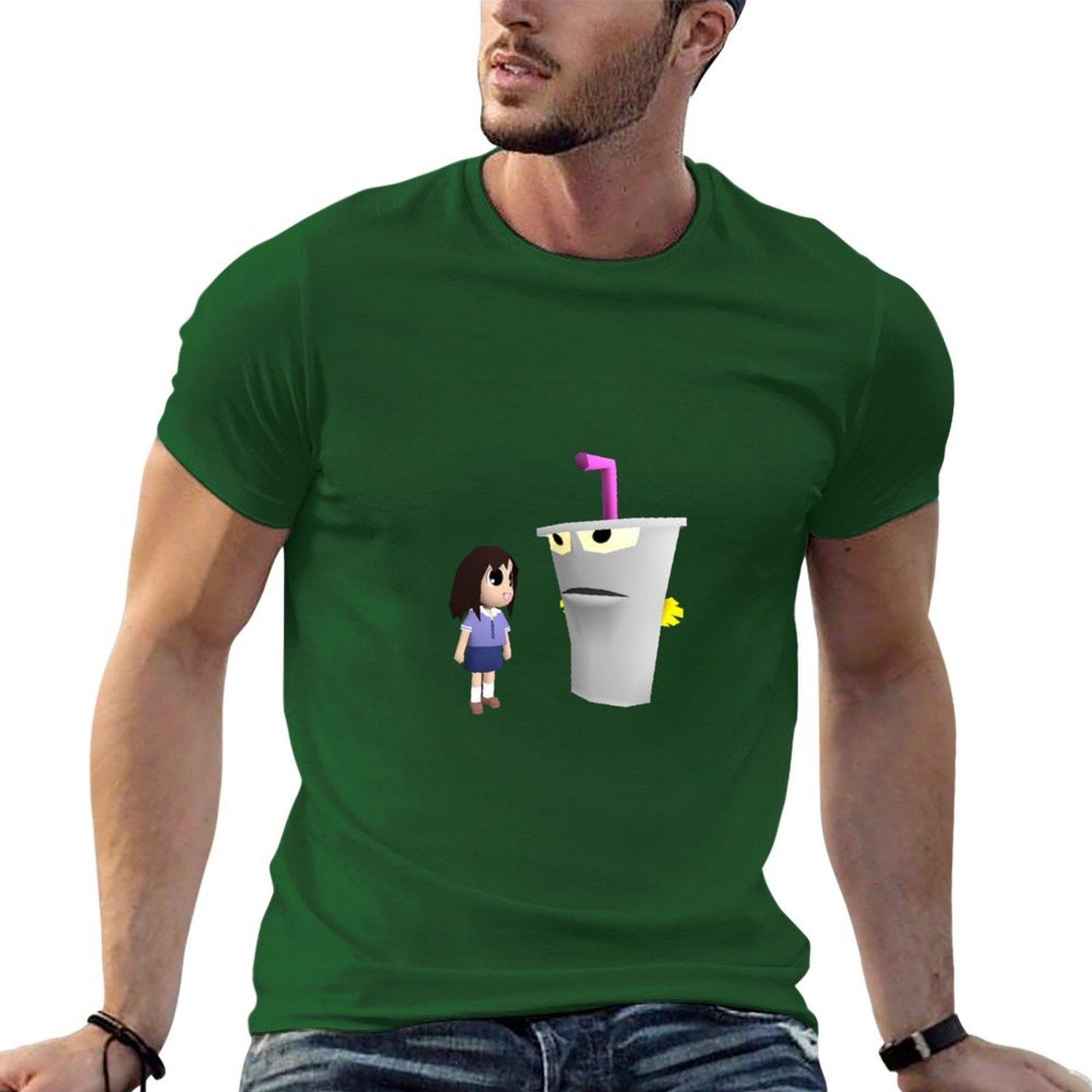 

azumanga daioh master shake T-Shirt kawaii clothes customs design your own men graphic t shirts 4XL