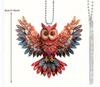 Owl Attractive Cartoon Acrylic Hanging Decoration For Car Interior Stylish Accessory
