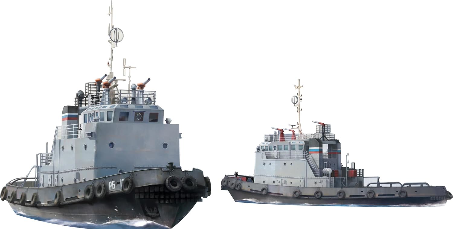 

TAKOM 1/350 scale Russian Type 192/192A Tugboat Set of 2 Plastic Model Kits TKO6011