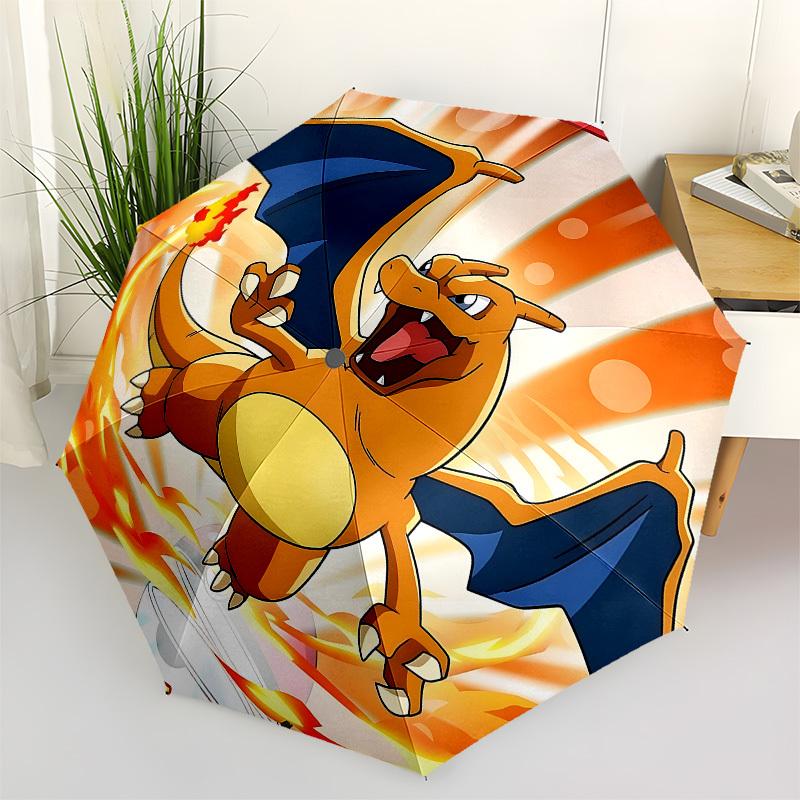 

Charizard, FireThemed Automatic Opening and Closing umbrella 8 Ribs, Suitable for Leisure and Going Out, Outdoor Accessory, Gothic Style,