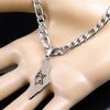 Israel Country Map Pendant Necklace Personalized Clavicle Chain Neck Jewelry