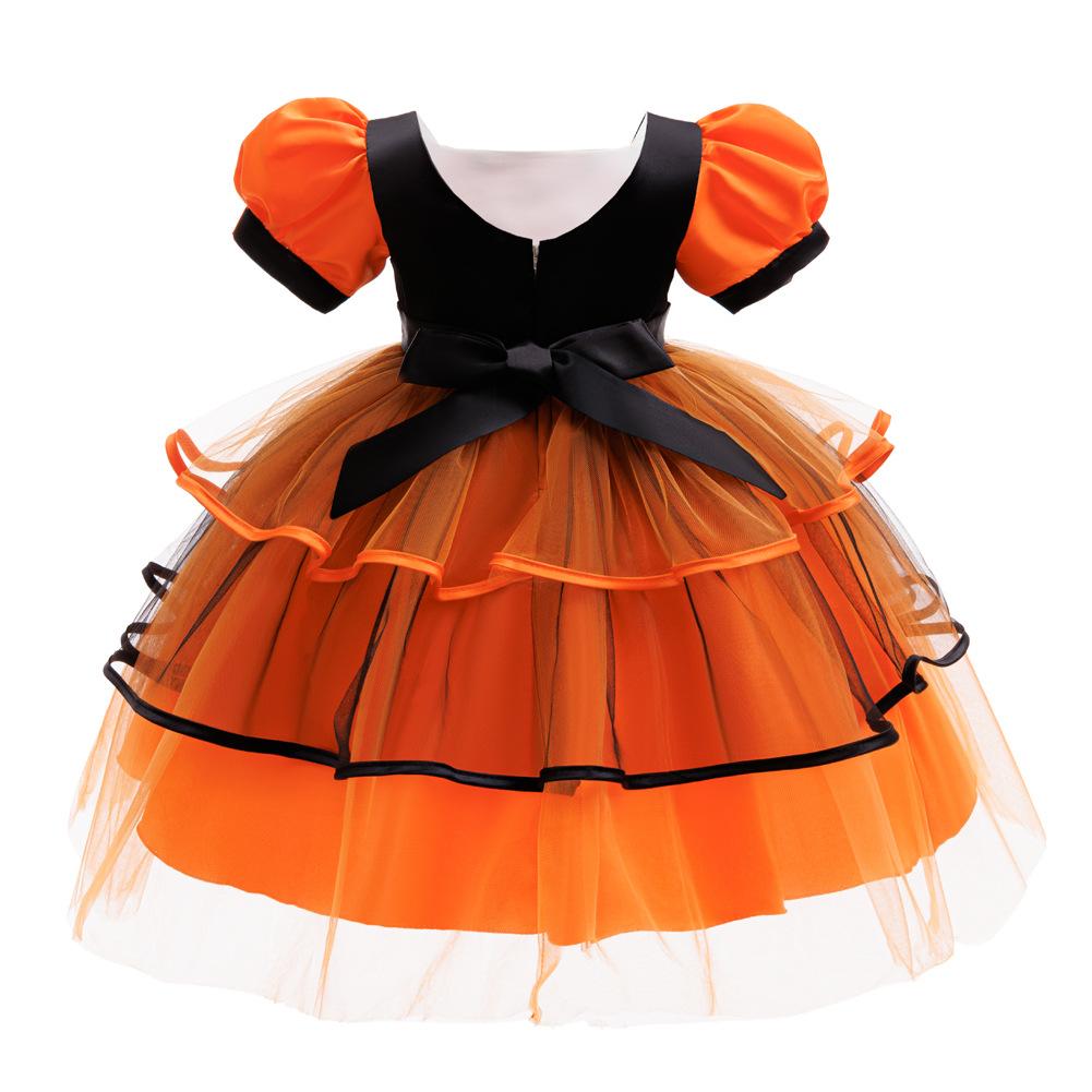 Children's Dresses Halloween Pom Pom Girls Princess Dresses Christmas Performance Dresses Dresses 636 Children's Princess Dresses Mesh Dresses