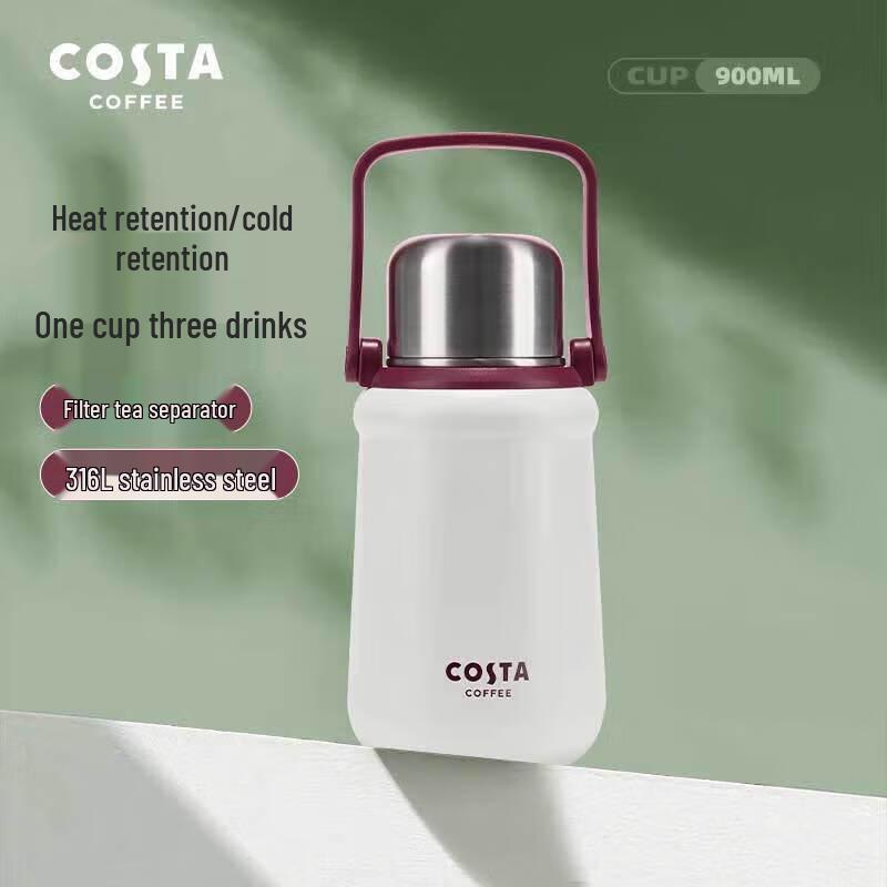 COSTA 900ml Stainless Steel Insulated Flask
