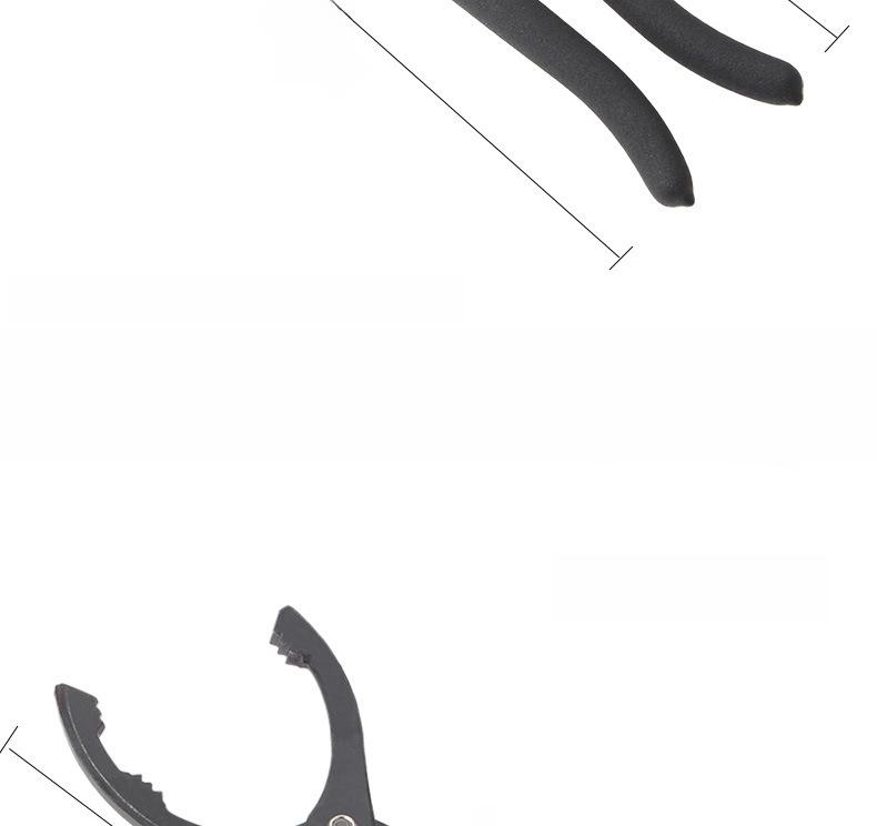 Clește pentru cheie de filtru de ulei auto de 10-12 inch