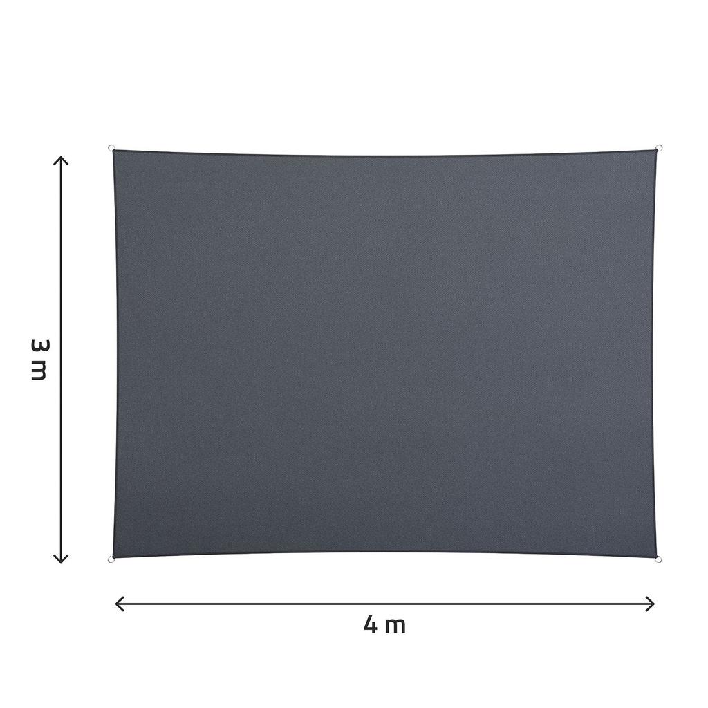 Telo Parasole Rettangolare 3X4M Plonos Pl-885 Grigio
