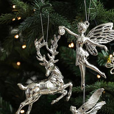 Weihnachtsdekoration Glänzend Weihnachtsdeko Saisonale Anhänger Charme Für Zuhause Winterurlaub Veranda Fenster Haustür Baum