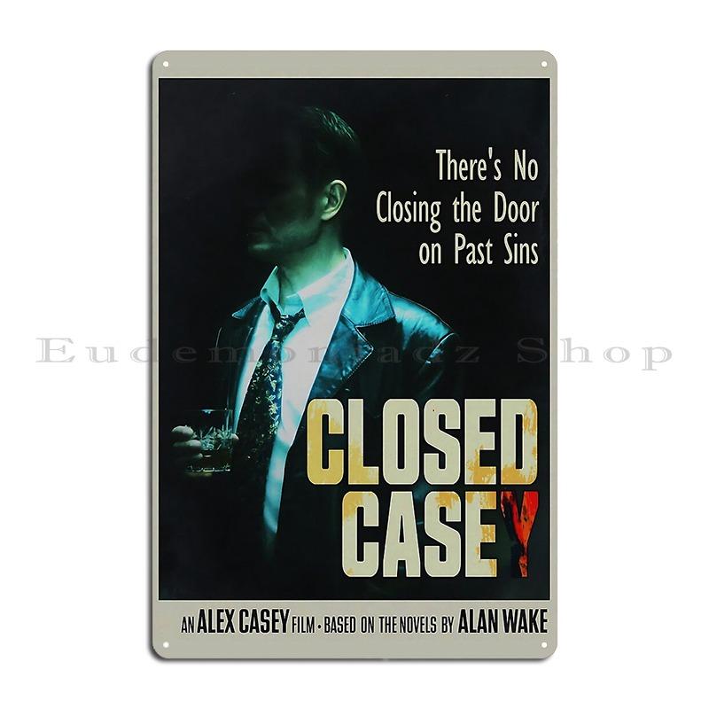 Closed Casey Alex Casey Barbzzm Metal Sign Wall Plaque Designs Living Room Cinema Plaques Tin Sign Poster