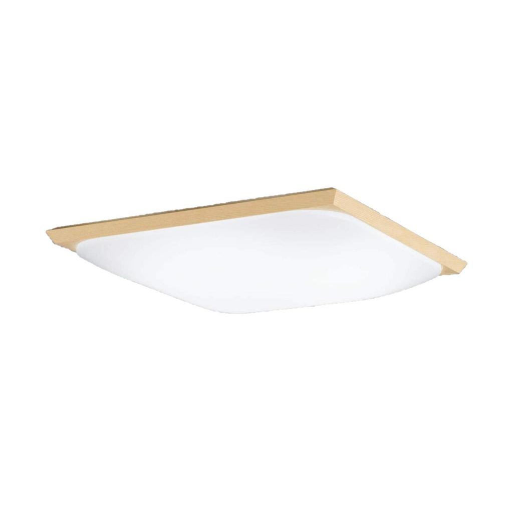 ODELIC SH8328LDR Japanese-Style Ceiling Light, Dimmable, White Wood, for Rooms up to 8 Tatami Mats