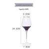 Shangqi Gold-Rimmed Burgundy Wine Glass