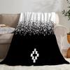 Trend Brand M-Marcelo Burlon Throw Kid-Friendly Flannel Throw Blanket Soft Warm Anti-Static Washable All Season