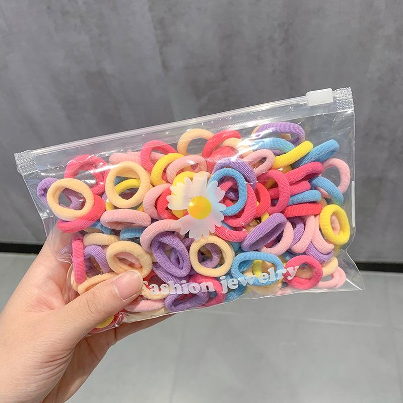 Elastic Hair Tie for Children and Women - Soft, Hair-Friendly Rubber Bands for Little Girls and Babies
