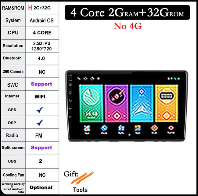 

9 дюймов для Kia Ceed ED 2006 2012 Android 14 автомобильное радио видео мультимедиа QLED IPS навигация GPS стерео экран авто 4G+Wifi