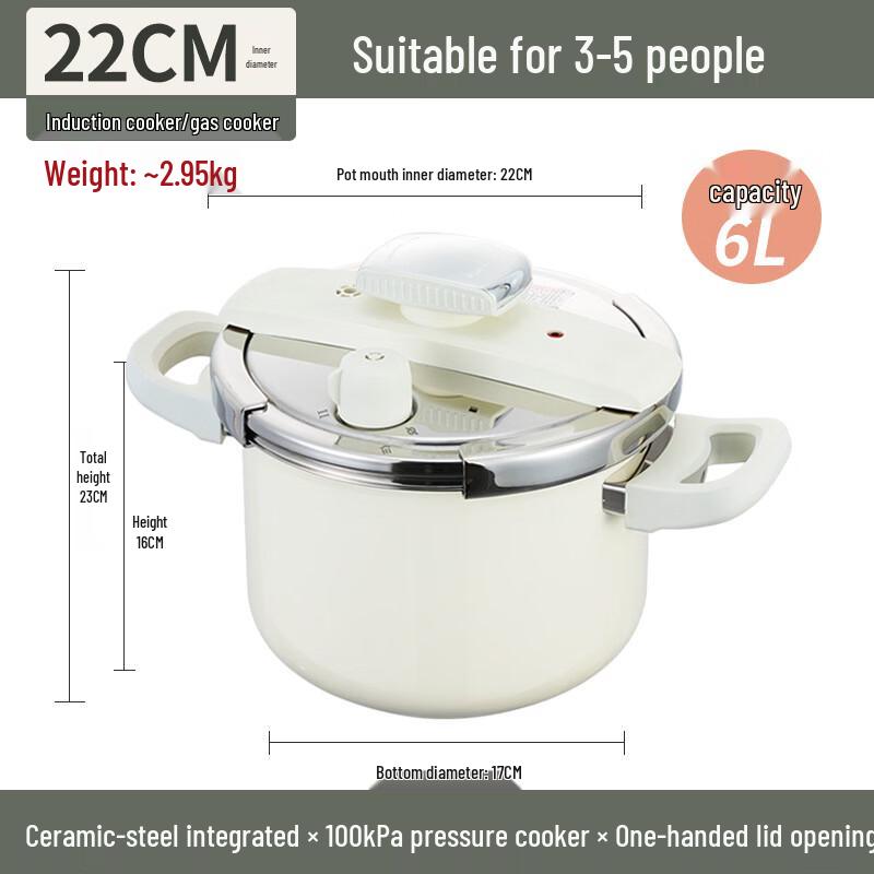 

OLOEY 316L Stainless Steel Pressure Cooker