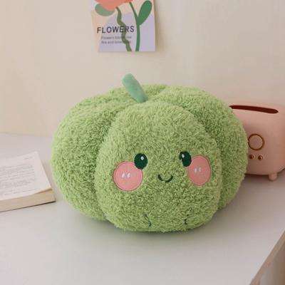 Simulation Pumpkin Throw Pillow Home Ornament Bed Sleeping Companion Plush Toy Smiley Face Pumpkin Cushion
