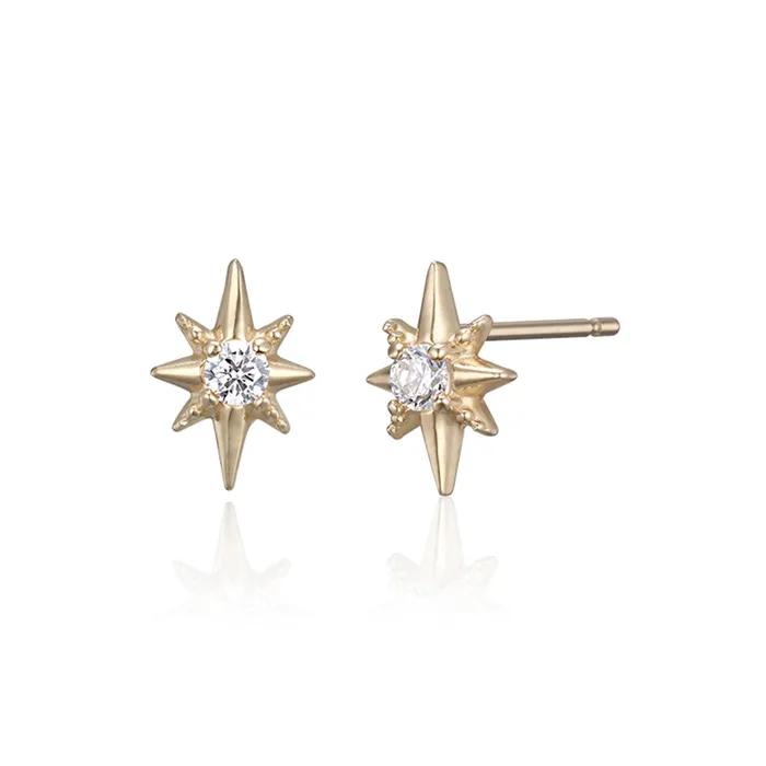 14K Sparkle Earrings