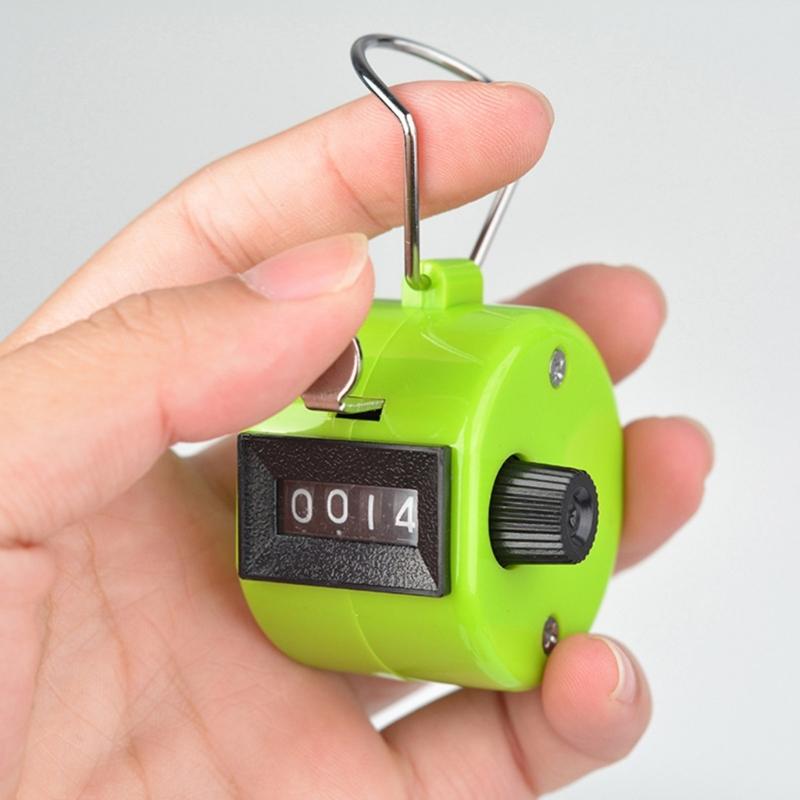 Licznik ręczny 4-cyfrowy Manualne klikery Mechaniczne liczenie do 9999 Ręczne mechaniczne liczniki Klikery Zestaw liczników kroków