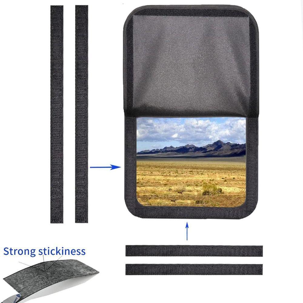 Oxford Cloth Blackout Curtain Black Car Sun Visor Removable Windows Shade Cover  UV Rays Protection
