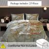 2/3Pcs Lion Duvet Cover Set, 1 Duvet Cover + 1/2 Pillowcase, Without Core Elegant White 3D Relief Lion Pattern Luxury Decorative