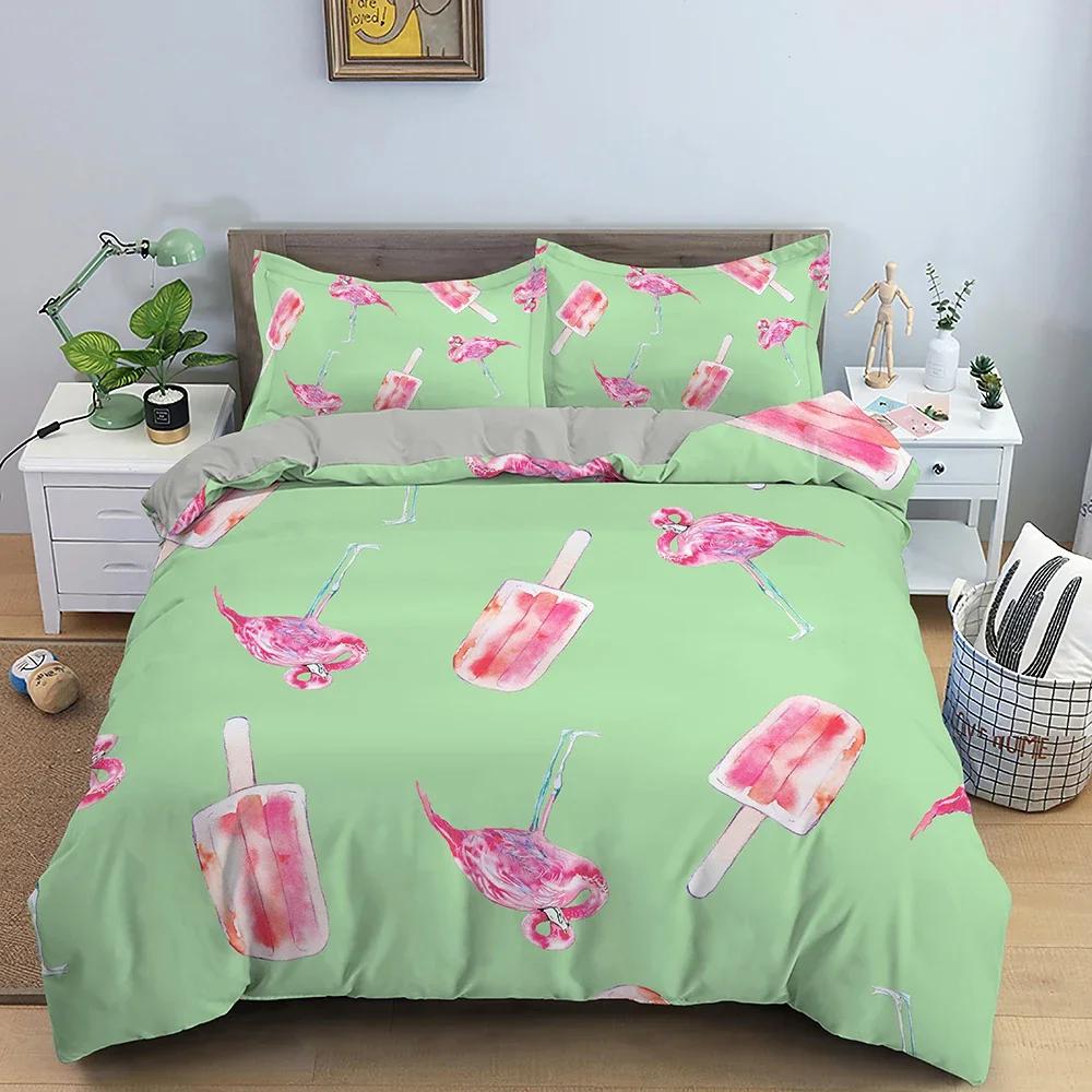 Modern Bedding Set Floral Pattern Duvet Cover Bedroom 3D Comforter Covers Single Twin King Size Quilt Cover Home Textile 2/3PCS