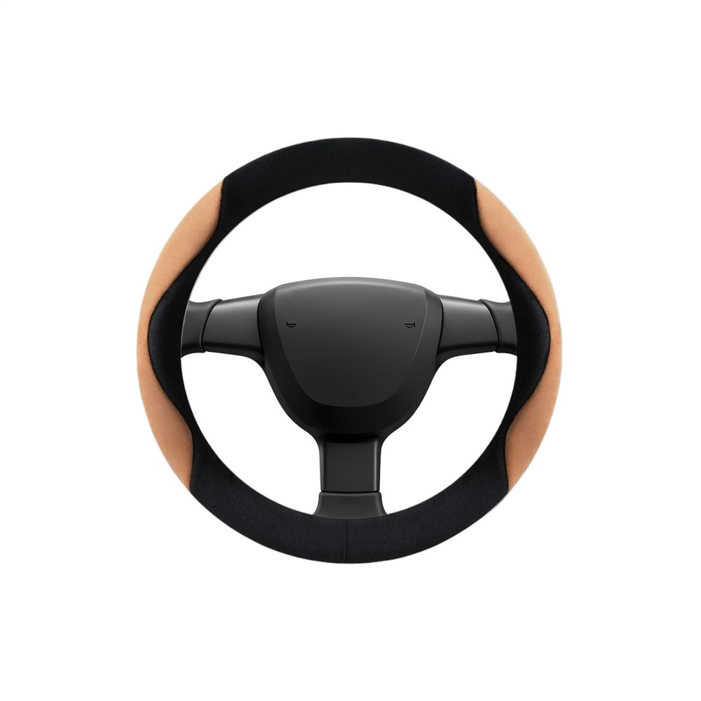 Cute Steering Wheel Cover Thermal Soft Anti-Slip Protector Car Steering Wheel Warm Cover For Protection Maintenance Care Driving