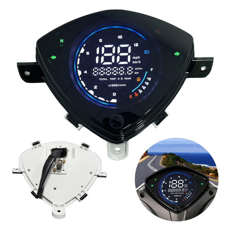 LED Display Motorcycle Speedometer Moto Digital Tachometer Dashboard for Suzuki Address 110 Address110 Scooter 110Uk 110 UK110