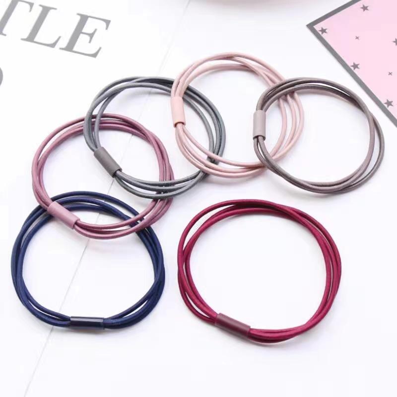 lot Hair Accessories Girls Rubber Bands Scrunchy Basic Elastic Hair Bands Kids Baby Headband Fashion Decorations for Hair