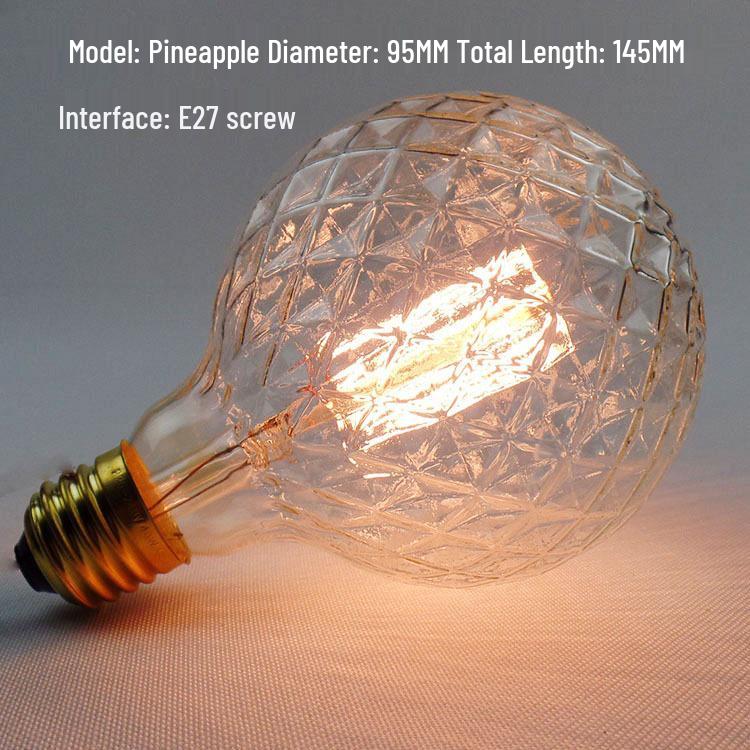 Retro E27 Screw Base Pendant Lamp Holder with Twisted Cord and Switch