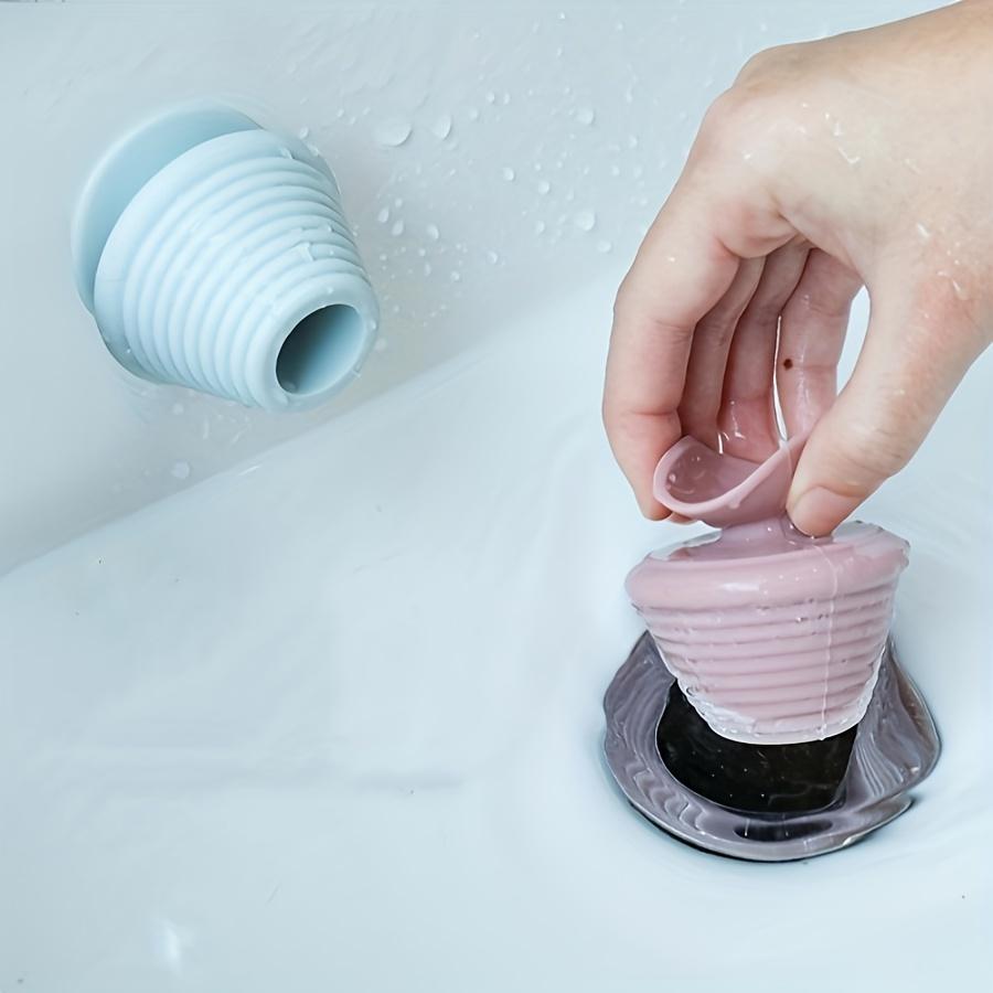 1 adet Evrensel Silikon Küvet Lavabo Gider Tıpası, Çamaşır Lavabosu Tıpası, Kanalizasyon Koku Giderici Tıpa Banyo/Banyo Aksesuarları