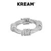 Full Diamond Thorns Ring Male Hip Hop Female Same Couple Ring