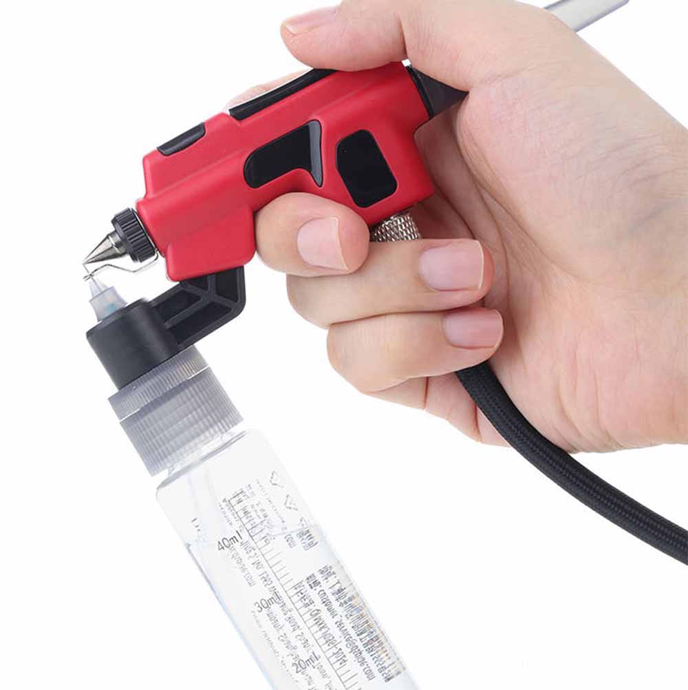 DSPIAE PT-AB Wash-Free Airbrush Set with Marker Rack Easy to Spray Model Painting for Modeler Hobby DIY Tool Sets