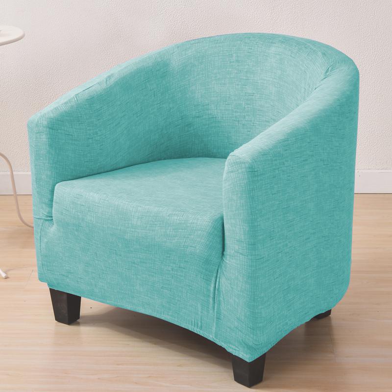 Club-Stuhl-Schonbezug, Stretch-Fassstuhl-Bezug, bedruckt, Wannen-Stuhl-Schonbezug, weicher Spandex-Sessel-Sofabezug, abnehmbar