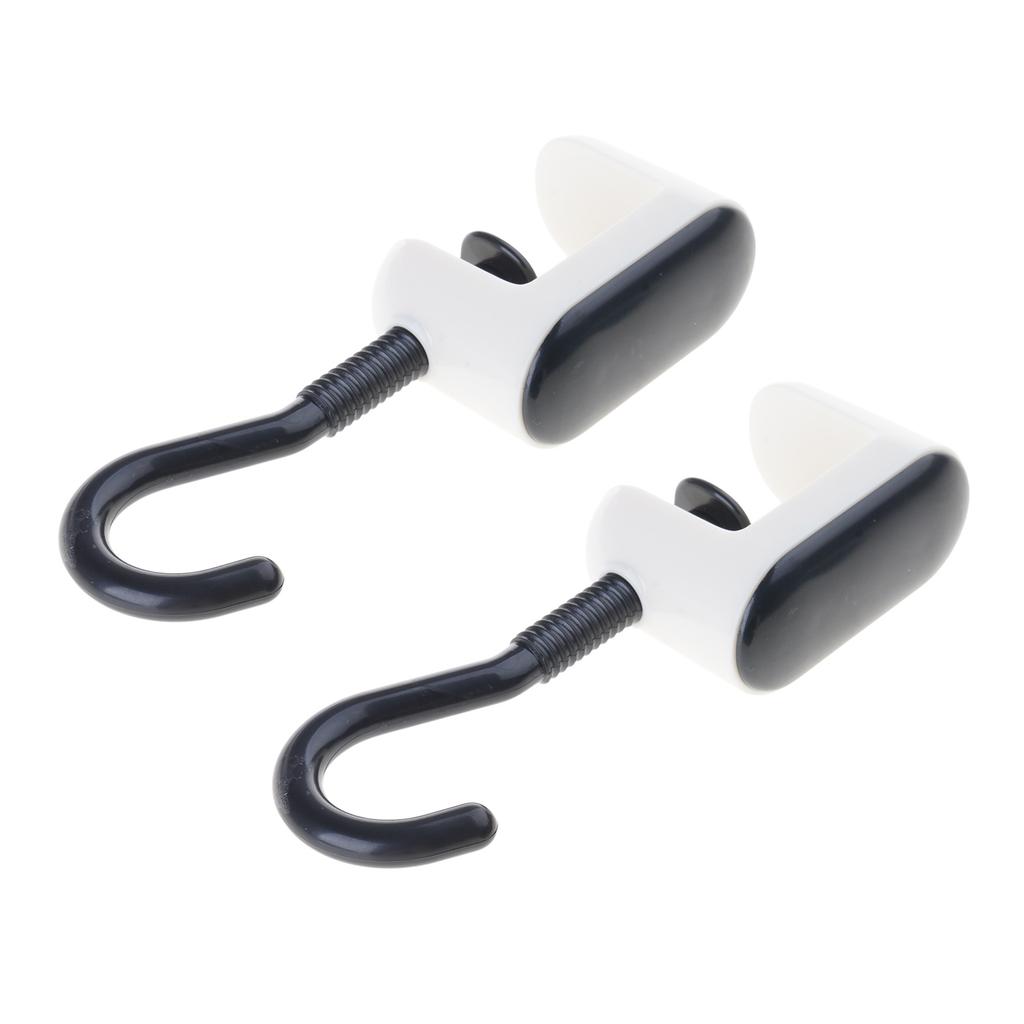 Pack of 2 Multipurpose Foldable Purse Hangers Space Saving Bag Hook for Desks In Cafes Offices and Kitchens Supplies