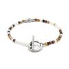 Oddcollet [Silver925]Camouflage Bracelet (Brown)