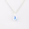 Natural Tanzanite Gemstone Zircon Pendant  925 Solid Silver Jewelry Women Gift CZP-7-18
