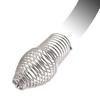Stainless Steel Men's Transparent Crystal Sleeve Spikes Fun Sex Aid Penis Collar Men and Women Passion Sex Tool