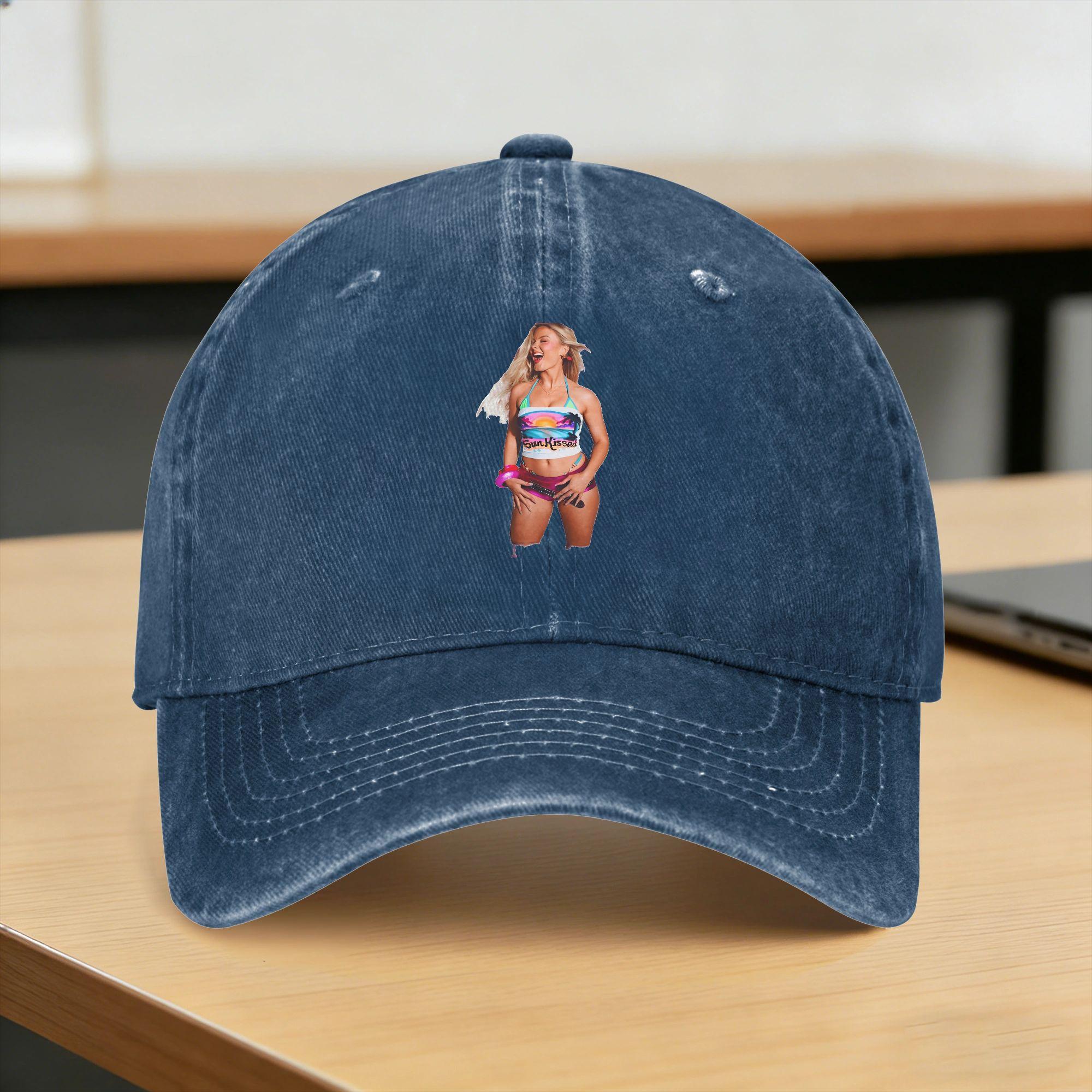 

Singer Zara Larsson Sun Baseball Cap Casual FeUnisex Unisex Washed Trucker Hat Wholesale Tennis Skate Snapback Cap Gift Idea One Size