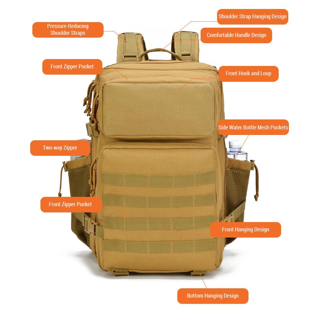 Plecak Dużej Pojemności Plecak Outdoorowy na Kemping Sportowy Podróżny Plecak Turystyczny Górski