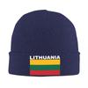 New Flag Of Lithuania Bonnet Hats Lithuanian Knit Hat Adult Unisex Retro Warm Beanie Hats Winter Kpop Design Cap