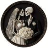 pc Until Death Do Us Part Round Metal Sign  Decor for HomeShopBathroom Wall Halloween  Fall Seasonal Decor