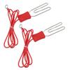 1m Wire Length Electric Fence Connectors Anti-corrosion Hook