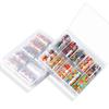 10Pcs/Pack Nail Foil Transfer Sticker Christmas Hallowmas Starry Sky Glitter Fingernail Art Stickers Tips Wraps Foil Transfer  Adhesive DIY Nail