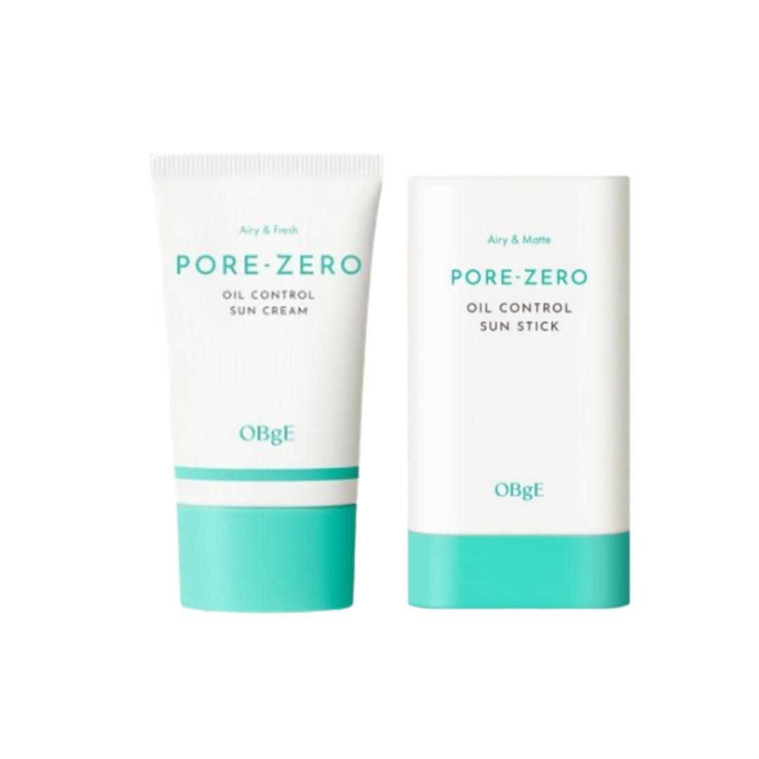 

[OBgE] Pore Zero Oil Control Sun Cream 50ml, Sun stick 18g SPF50+ PA++++ Sun cream 50ml