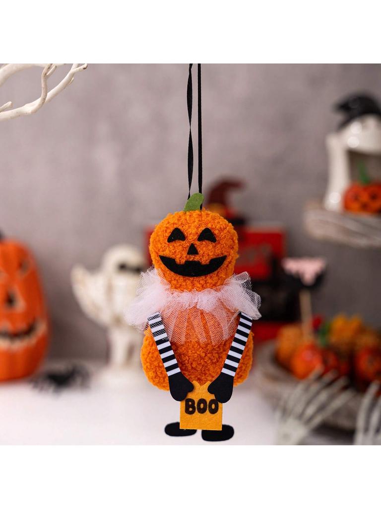 Halloween Hängeanhänger Kürbis Schwarze Katze Geist Totenkopf Horrorpuppe Ornament Außen Heimparty Halloween Dekoration