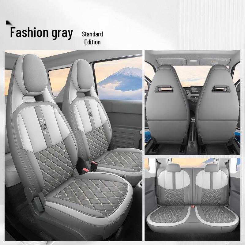 Panda MINI Universal Breathable Car Seat Cover – Cute, Wear-Resistant, Perforated, Four-Season Compatible