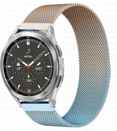 20/22mm Magnetic Milanese Strap for Samsung Galaxy Watch 7 6 5 4 40 44mm Gear S3 Stainless Steel Band for Huawei 4 GT3 Bracelet