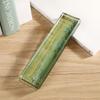 Pressing Paper Flat Clear Crystal Paperweight Rectangle Writing Town Ruler  Office