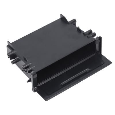 1DIN Schowek na radio samochodowe Multi Application ABS Czarny wewnętrzny organizer Zamiennik dla Mitsubishi