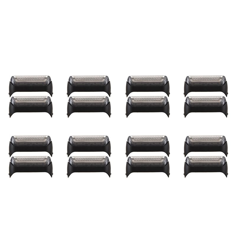 

ABUL-16 Pcs Electric Mesh Durable Shaver Foil Head Parts For Braun 10B/20B Model 190 180 170 1775 срібний