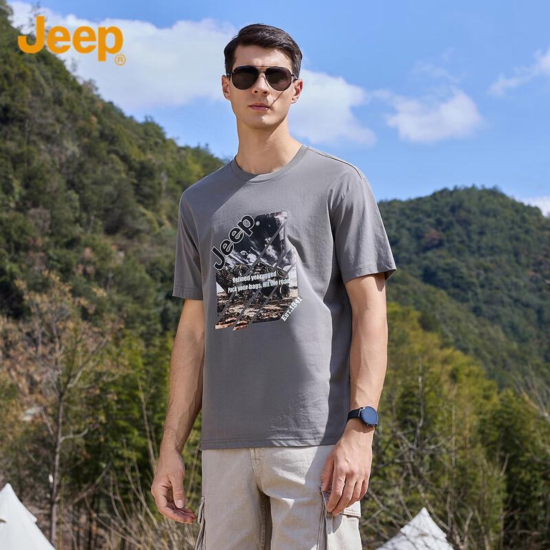 JEEP Men s Summer Short-Sleeve T-Shirt M